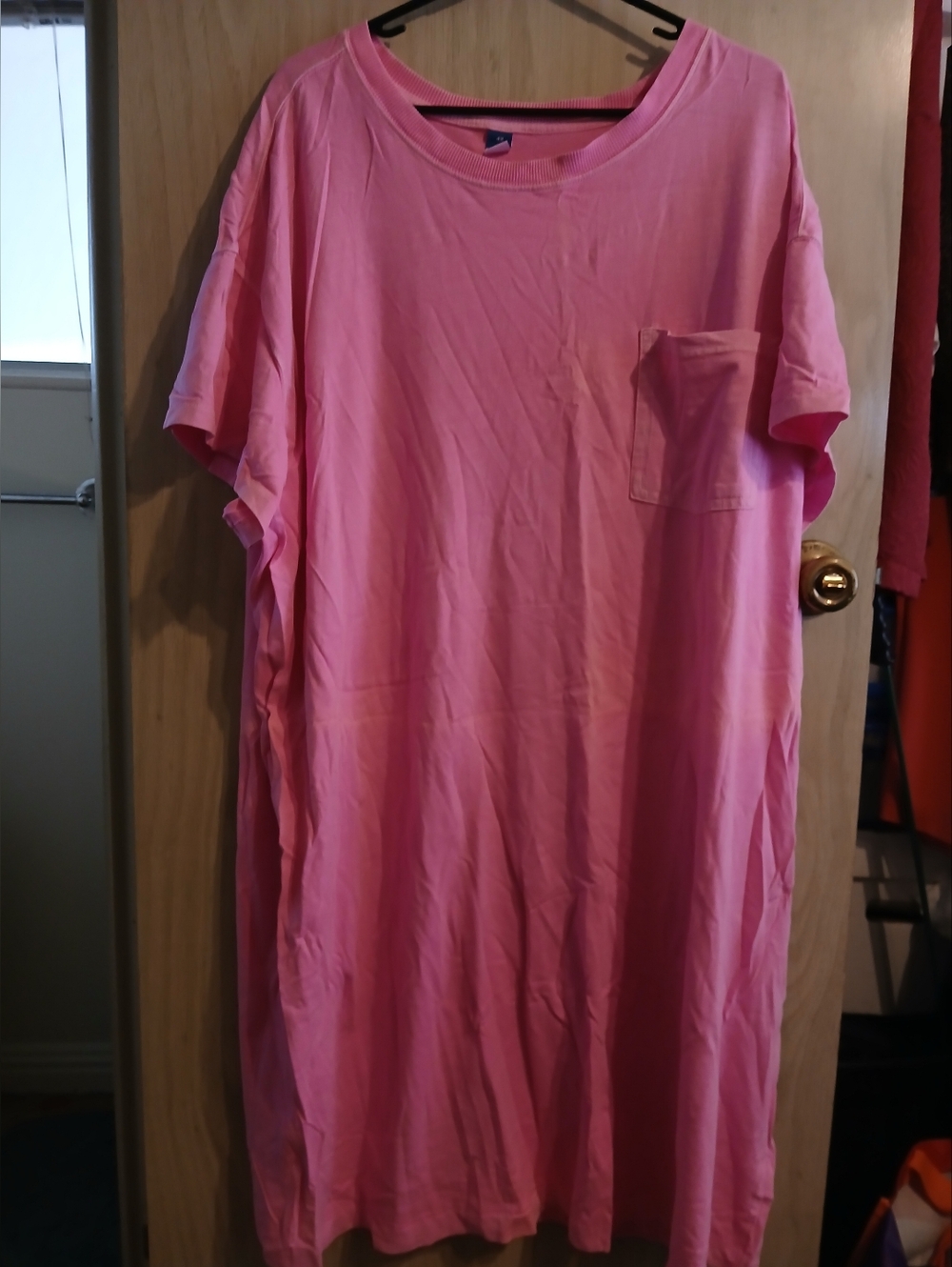 Old Navy Women's Pink Plus Size 4x Oversized Shirt Dress